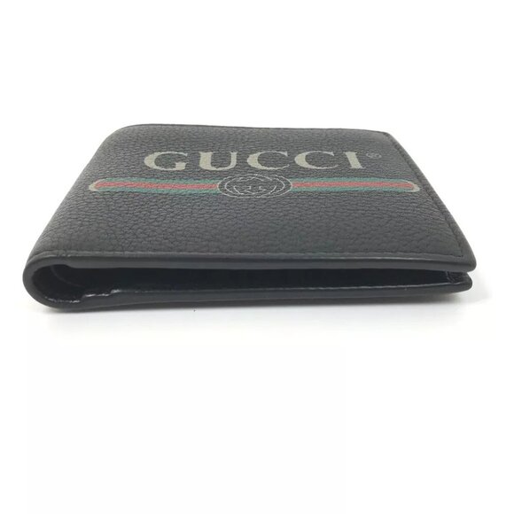 GUCCI 496316 Vintage logo print Compact wallet Folded wallet Unused - Picture 10 of 14